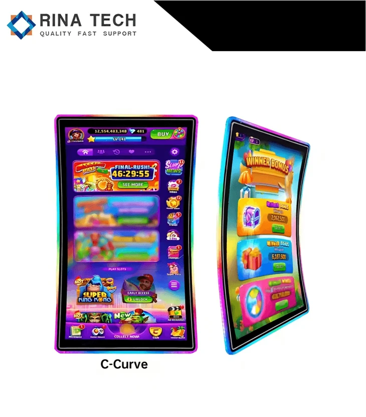 Curved Casino Display